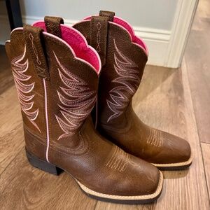 Ariat Girls Cowgirl Boots Sz 3
